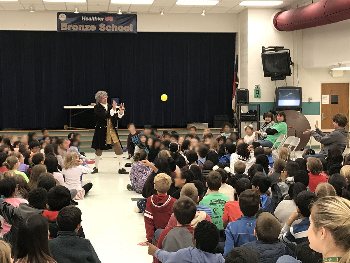 Cultural Arts Assembly Meet Sir Isaac Newton Northwoods Elementary