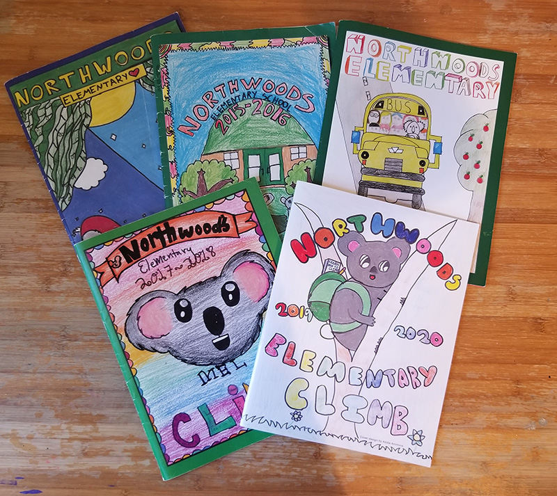 Yearbook Northwoods Elementary PTA, Cary NC